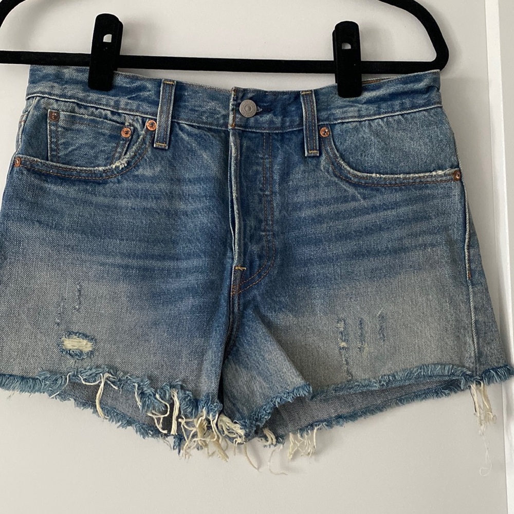 Levi’s Jean shorts—cut-off style